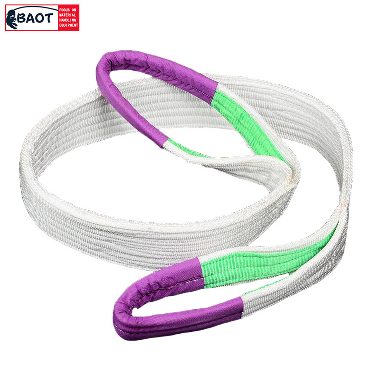 Baot fabric eslinga lifting polyester flat web sling Webbing sling belt