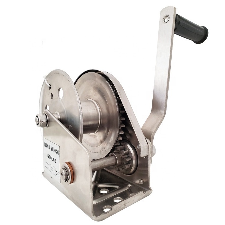 2600lbs Stainless steel drum winch Standard anchor winch