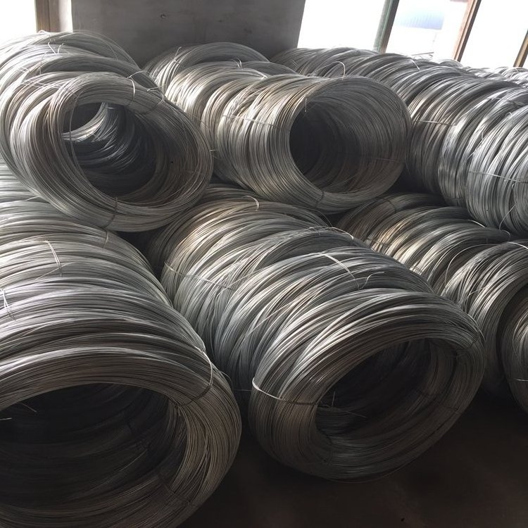 China Factory high quality Galvanized Steel Wire  rod  hot-dipped galvanized iron wire different size