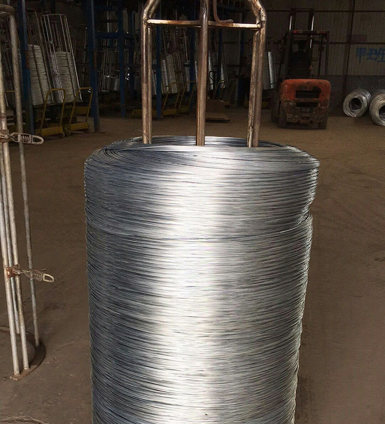 China Factory high quality Galvanized Steel Wire  rod  hot-dipped galvanized iron wire different size