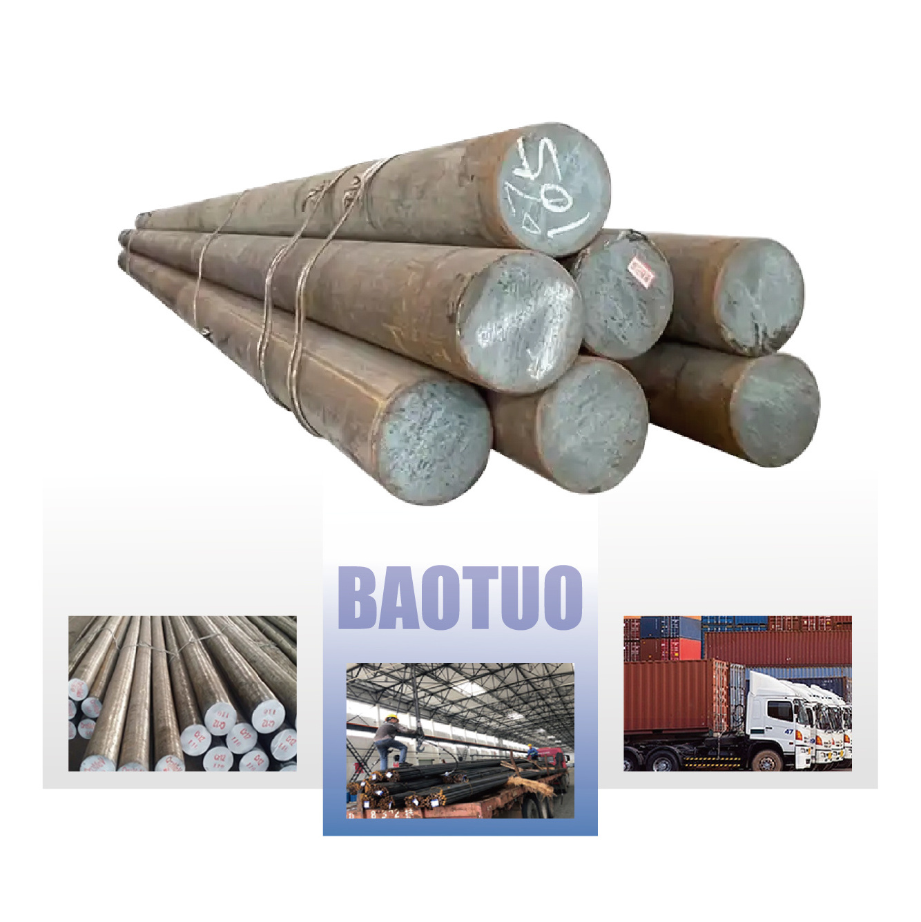 ASTM AISI Q235 Q345 Q195 A36 Carbon Structural Steel Solid Rods  Steel Carbon/Alloy Steel Round Bar/Bars Price