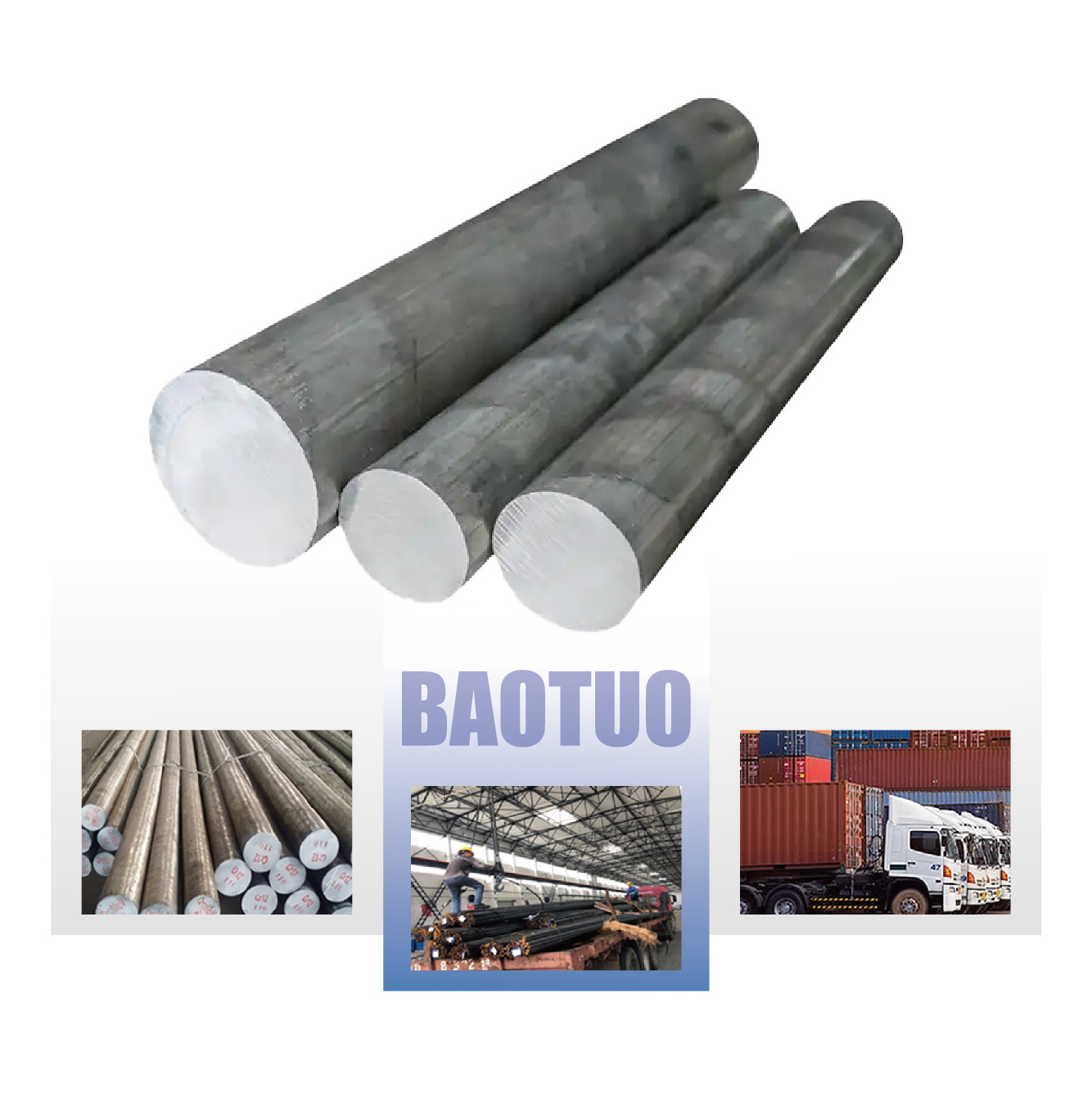 ASTM AISI Q235 Q345 Q195 A36 Carbon Structural Steel Solid Rods  Steel Carbon/Alloy Steel Round Bar/Bars Price