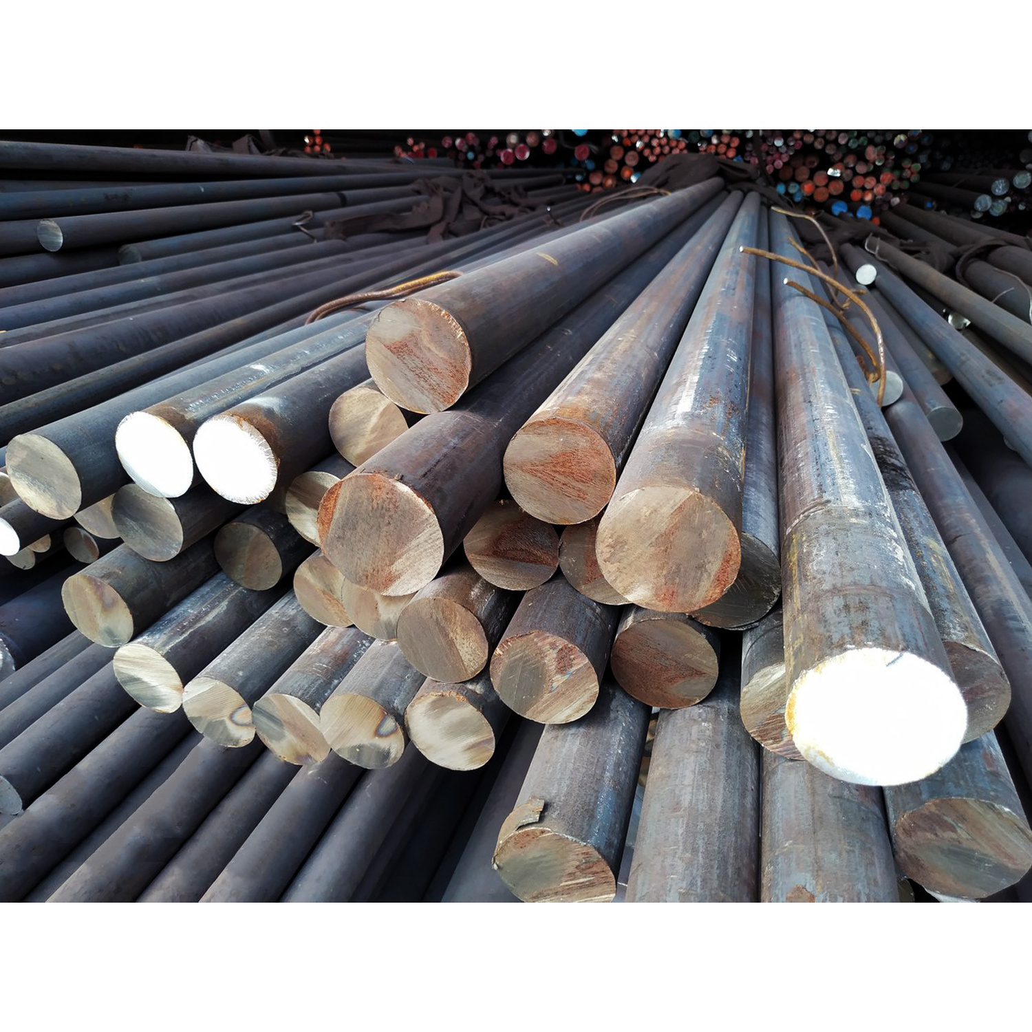 Factory Supply Aisi A36 Mild 1020 1040 1045 4140 Solid Round Carbon Steel Rod Bar