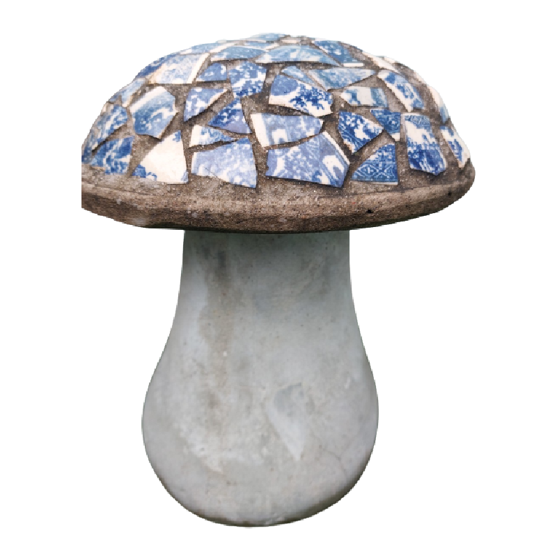 [Ruby Linh]- Wholesale Gardening Garden Landscape Decoration Mushroom House Stone Cement Ornament Creative Home Decor