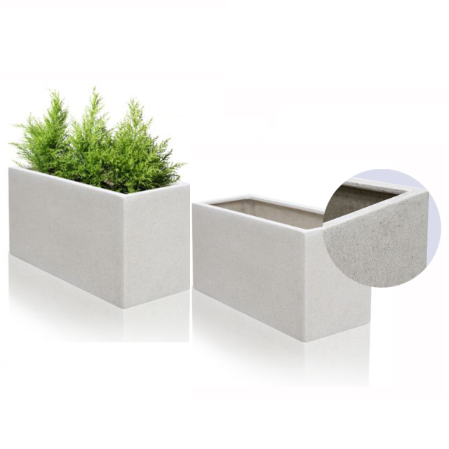 [Anny]- Terrazzo Plant Pot Outdoor Granite Planters - Terrazzo Planter Granite Pot Set - Square Planters Large Indoor Pots