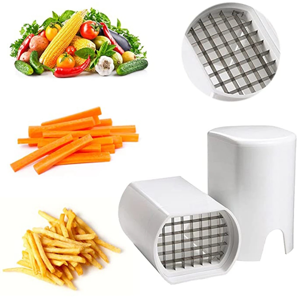 T326 Stainless Steel French Fry Cutter Manual Potato Cutter Kitchen Cooking Tools Fruit Radish Cucumber French Fries Slicer