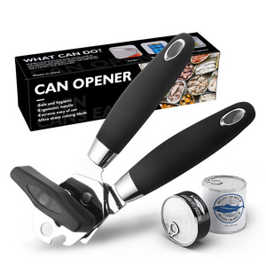 C160 Portable Can Opener Stainless Steel Screw Opener Powerful Canning Knife Kitchen Tools Manual Tin Can Opener