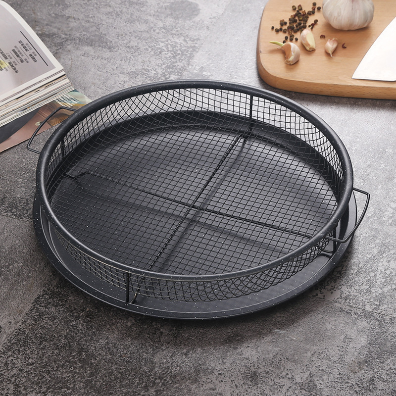 Kitchen Houseware Non-Stick Bakeware Set Baking Tray Steel Crisper Tray Crisper Tray and Basket Air Fry Crisper Basket