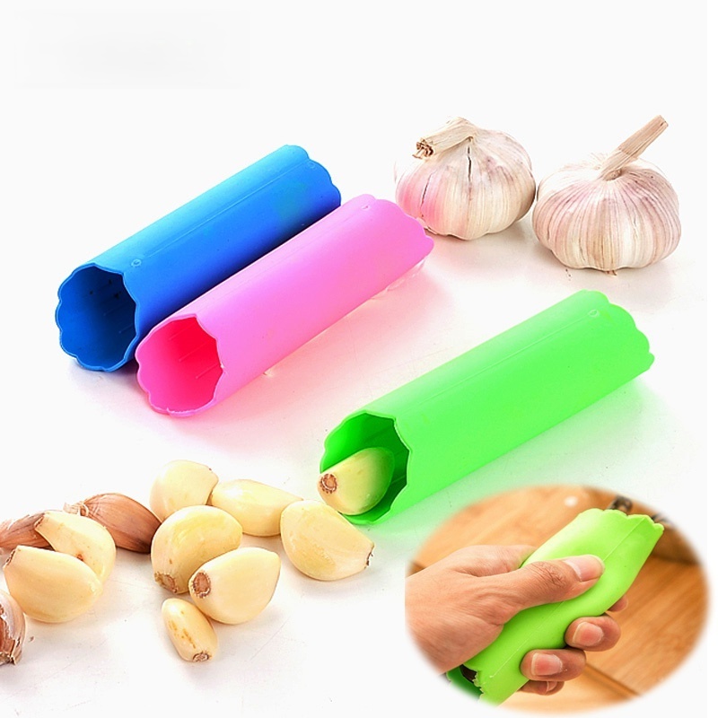 Z928 Practical Utility Kitchen Gadget Garlic Stripper Kitchen Helper Accessories New Creative Silicone Garlic Peeler