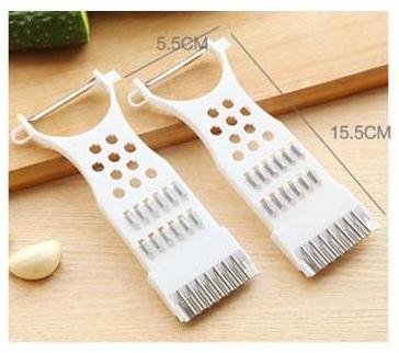 H290 Kitchen Accessory Cucumber Cutter Vegetable Fruit Peel Shredder Multi Function Manual Stainless Steel Peeler Grater Slicers