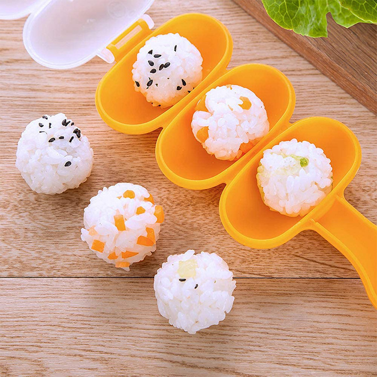 C282 Rice Ball Molds Sushi Molds Maker Kitchen Gadgets Sushi Making Tools Bento Accessories Onigiri Rice Ball DIY Sushi Maker