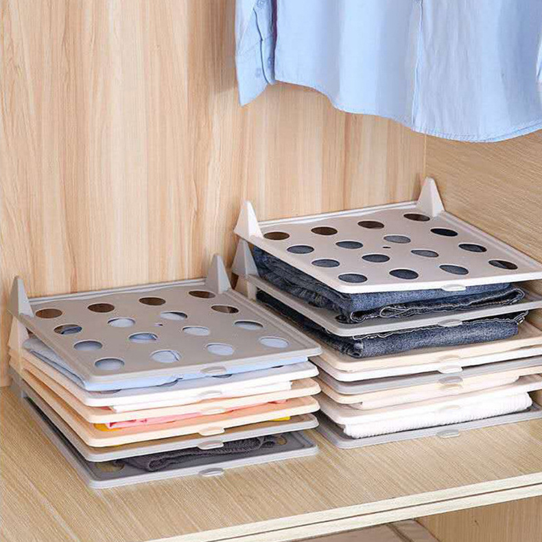 C494 Creative Fast Clothes Fold Board Clothing Organization Shirt Folder T-shirt Document Home Closet Organizer