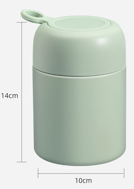 SQ77 Household Used Stainless Steel Vacuum Soup Container 500ml Food Insulated Flask Vacuum Food Jar Braised Beaker