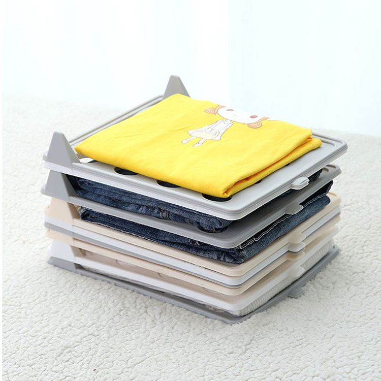 C494 Creative Fast Clothes Fold Board Clothing Organization Shirt Folder T-shirt Document Home Closet Organizer