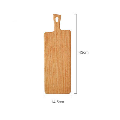 H567 Steak Tray Fruit Bread Dish Cake Sushi Plate Cutting Board Kitchen Serving Trays Square Wood Chopping Block