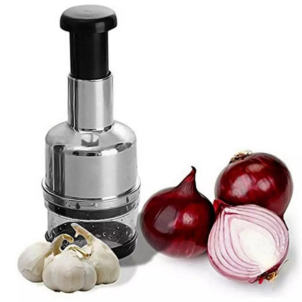 C354 Multifunction Hand Press Food Cutter Garlic Onion Nuts Grinder Mincer Kitchen Accessories Manual Fruit Vegetable Chopper