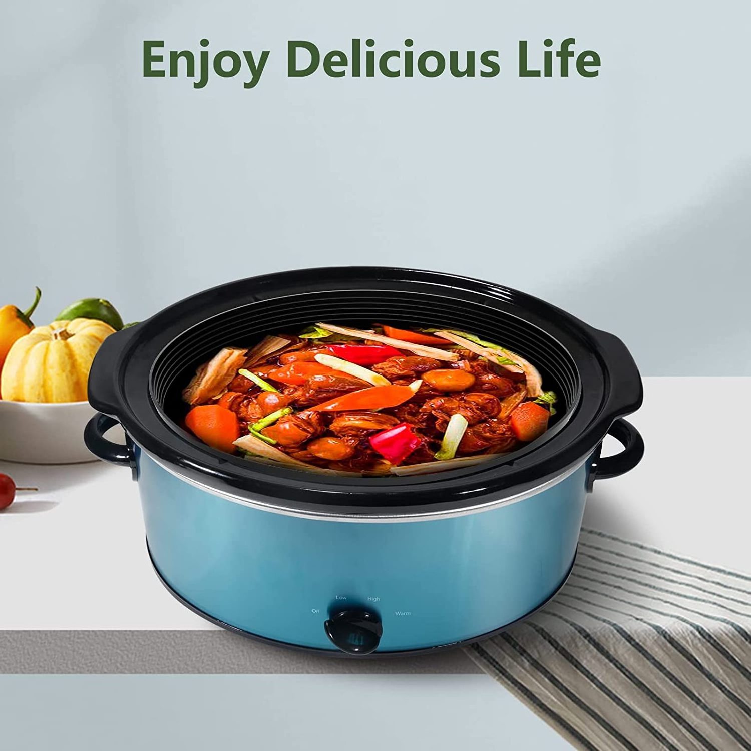 S224 Reusable Leakproof Dishwasher Safe Cooking Liner silicone Slow Cooker Liners fit Slow Cooker Divider Liner for Crock Pot