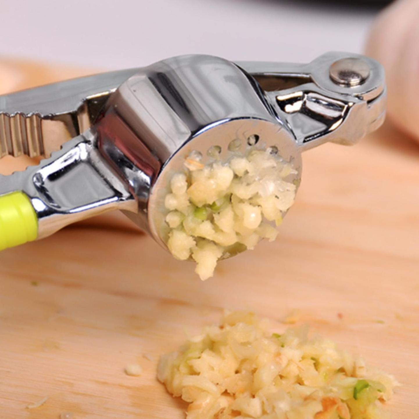 H973 Home Kitchen Cooking Tools Press Ingredient Chopper Ginger Crusher Manual Multi Color Walnut Open Garlic Grinder