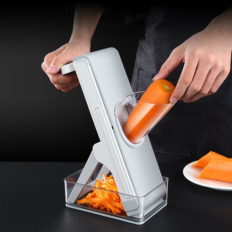 DD1141 New Adjustable Cutting Meat Slicer Kitchen Manual Press Chopper Mandoline Veggie Fruit Cutter Shredder Grater