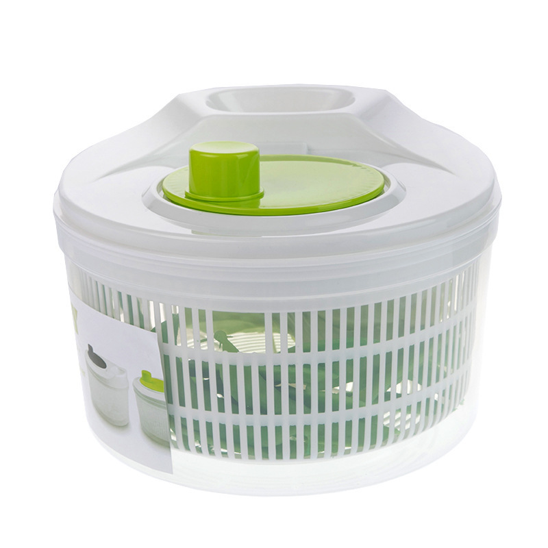 DD1094  Kitchen Manual Drying Basket Leafy Vegetable Fruit Washer Choppers Quick Dryer Vegetables Salad Spinner