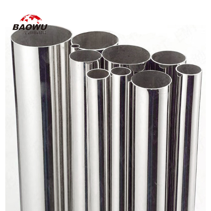 Customized ERW 300 Series Stainless Steel Pipe ASTM A312 201 202 301 304 304L 321 316 316L 904L Grade Fast Factory Delivery