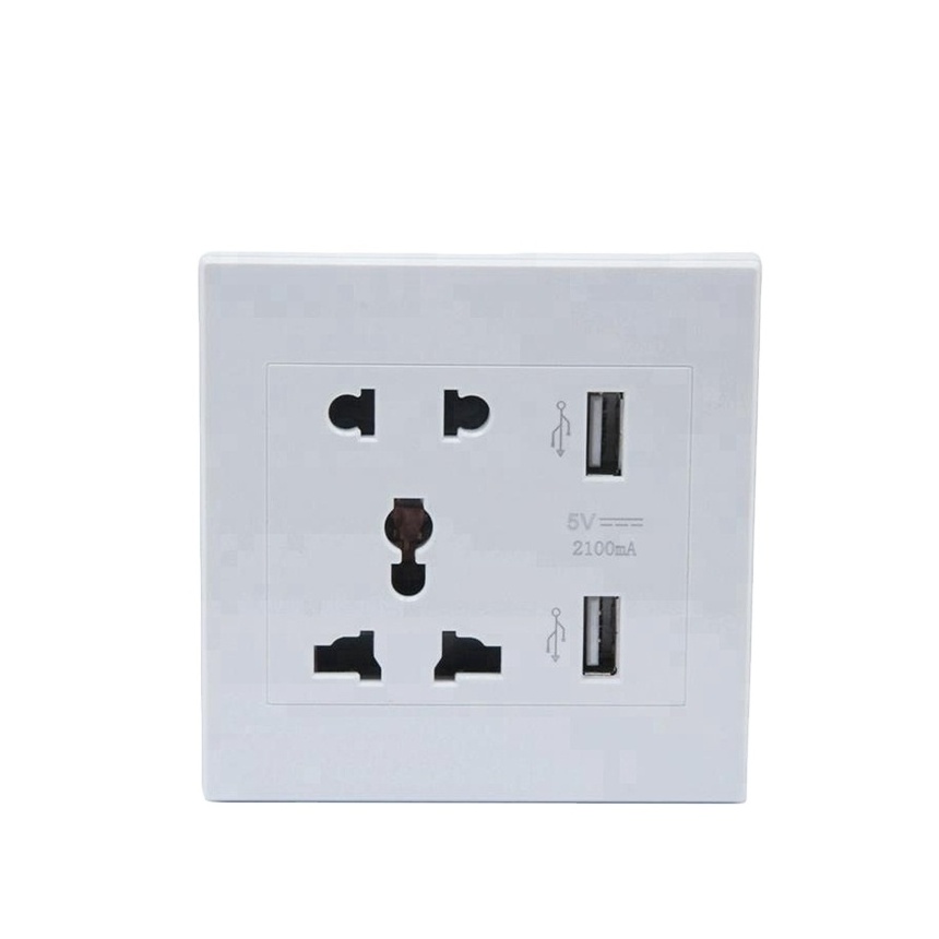 BX-U005-B CE Certification Multi Wall Socket Usb,Wall Socket with Usb Port