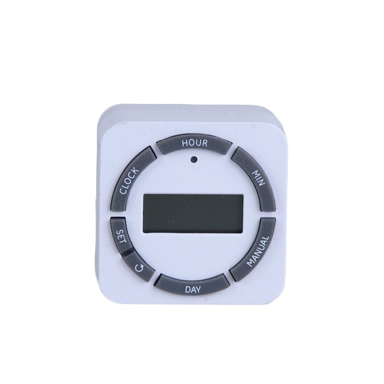 BX-T002 Mechanical Simple Home Appliance Electrical Socket Timer, LED Operation Timer Plug Socket