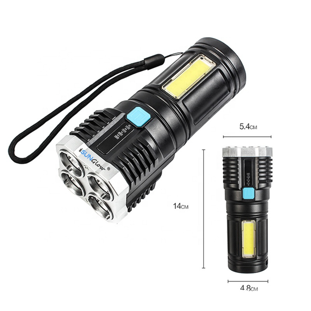 Factory Price Tactical Torch Flash Light USB Charging Flashlight Mini For Outdoor Hiking Emergency Camping small led torch light