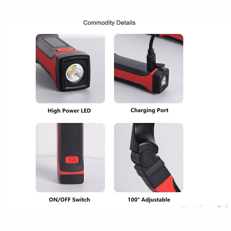 Portable Neck Reading Light Rechargeable 150lm Removable Gooseneck Lamp Led Car Repair Work Light