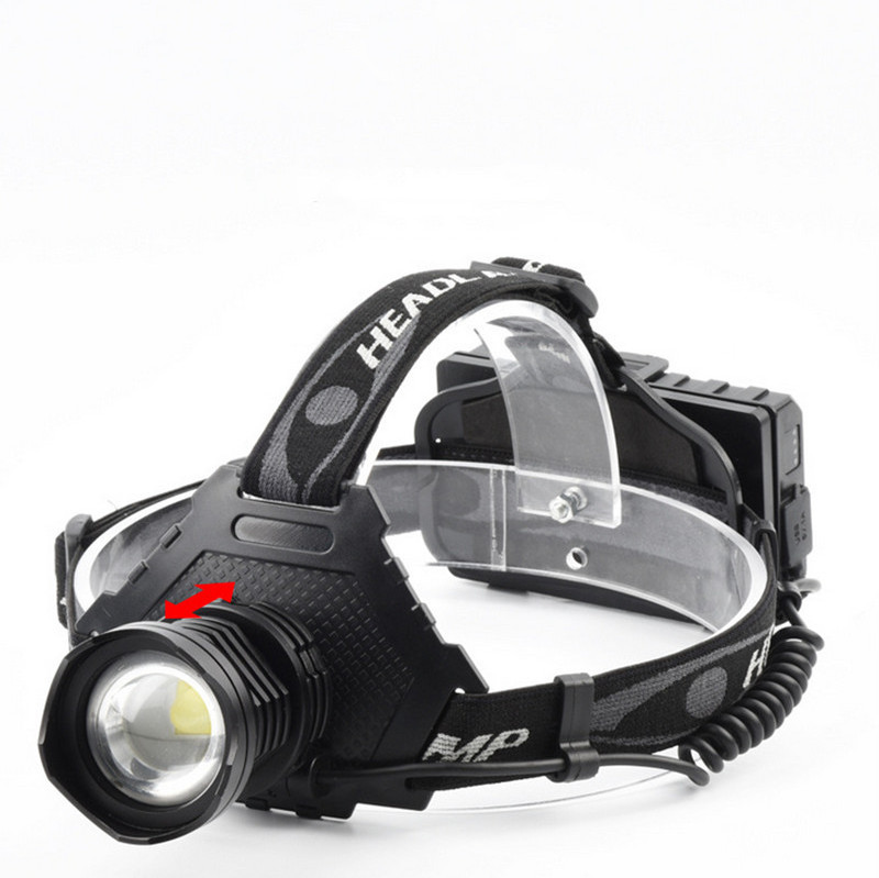 Hot selling 5 modes XHP70 headlamp 18650 battery USB charging LED headlamp camping hiking climbing headlamp