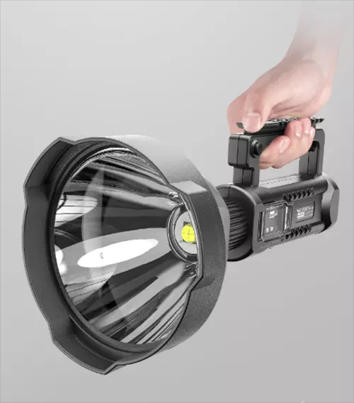 10000Lumen LED Super Bright Camping Searchlight Rechargeable Spotlight LED Flashlight