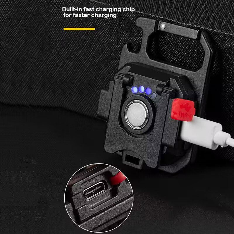 rechargeable led magnetic work light Mini Keychain  light