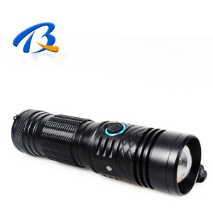 Xhp mini white laser 1000 lumen car emergency magnet battery  zoomable camping cob flashlight