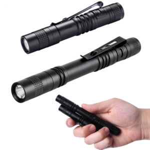 Portable tactical led pocket clip pen flashlight powerful USB charging emergency mini LED flashlight