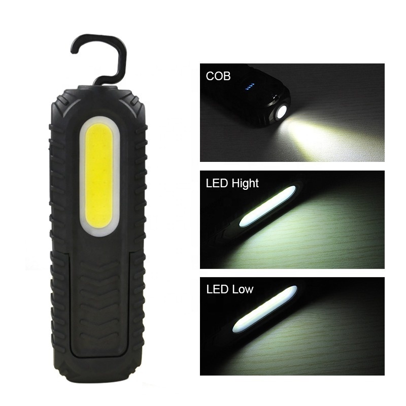 Led Work Light Rechargeable Portable Cob Inspection Light