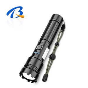 XHP50 Zoomable  10000lum  LED Torch Flash Light, USB Rechargeable Waterproof Tactical Flashlight For self defense tourist flashl