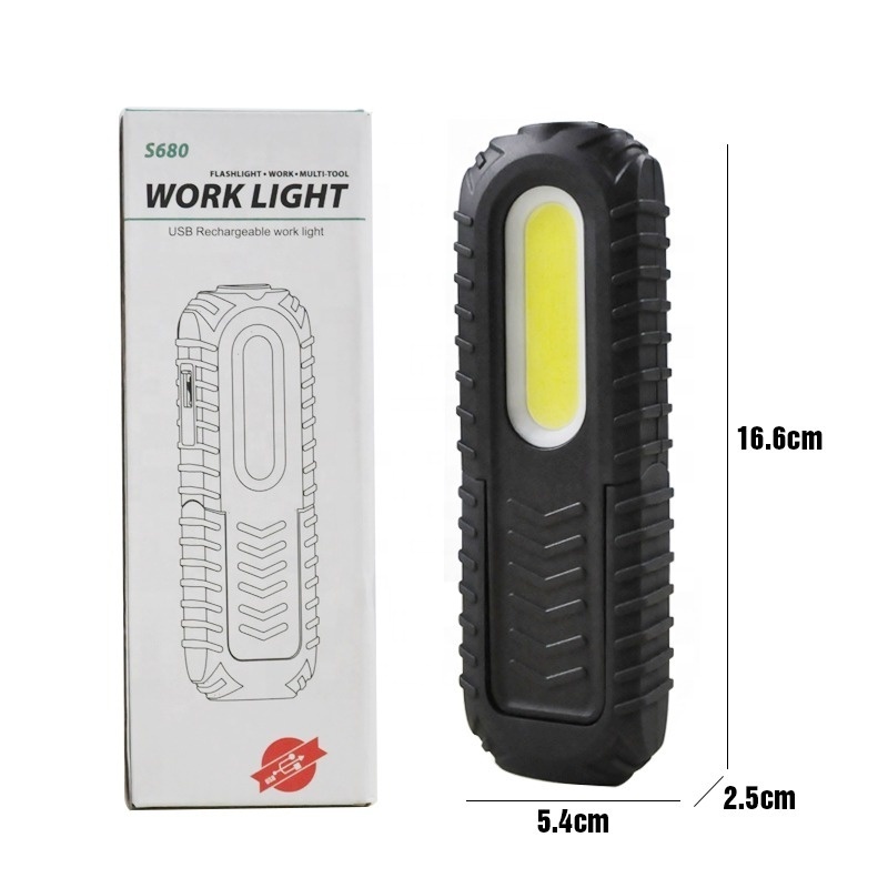 Led Work Light Rechargeable Portable Cob Inspection Light