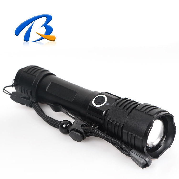 Branded bulk torch lamp modern decorative metal rechargeable powerful usb charging led flashlight