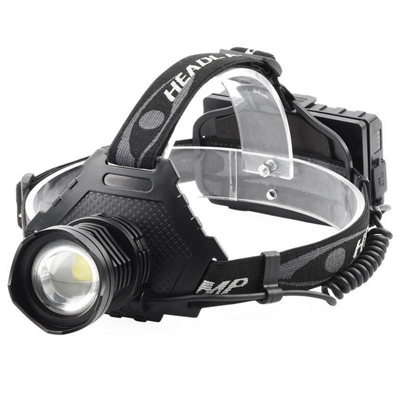 Hot selling 5 modes XHP70 headlamp 18650 battery USB charging LED headlamp camping hiking climbing headlamp