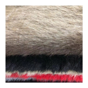 100% polyester garment fabric warm and soft long pile plush velvet fabric for clothing and blanket sofa toys