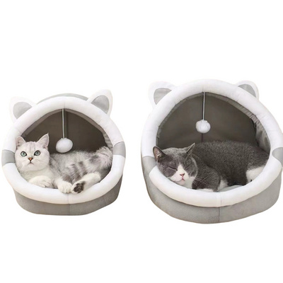 Customized Felt Small Medium Cat Dog pet Bed Puppy Den Cat Cave Sleep Bed Tent House Shelter Dog Cat Bed House Pet Nest