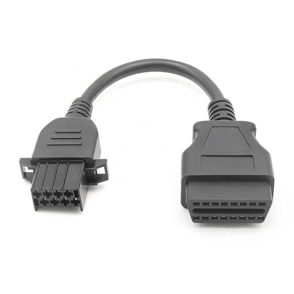 OBD2 Male to Female Connector Factory Price Compatible For Volvo 8Pin OBD1 To OBD2 Connect Cable Truck Diagnostic