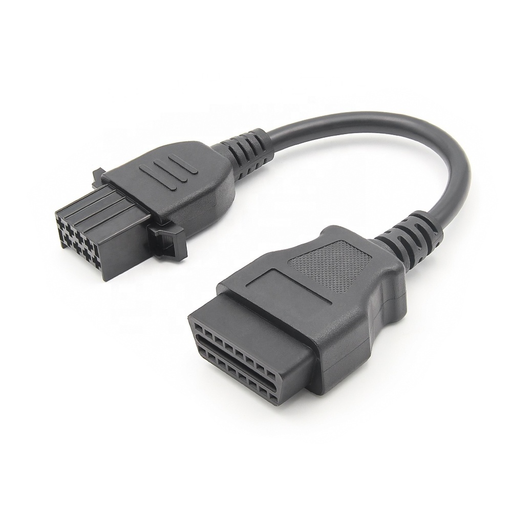 OBD2 Male to Female Connector Factory Price Compatible For Volvo 8Pin OBD1 To OBD2 Connect Cable Truck Diagnostic