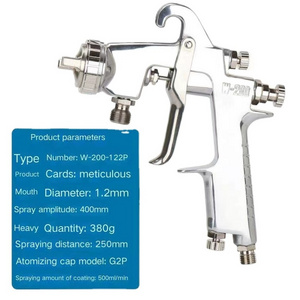 W-200 Manual Spray Gun Single Gun High Atomization Paint Coating Furniture Spray Gun