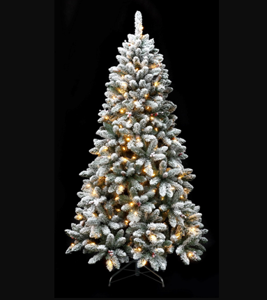 180 cm Flocked Pine  Christmas Tree