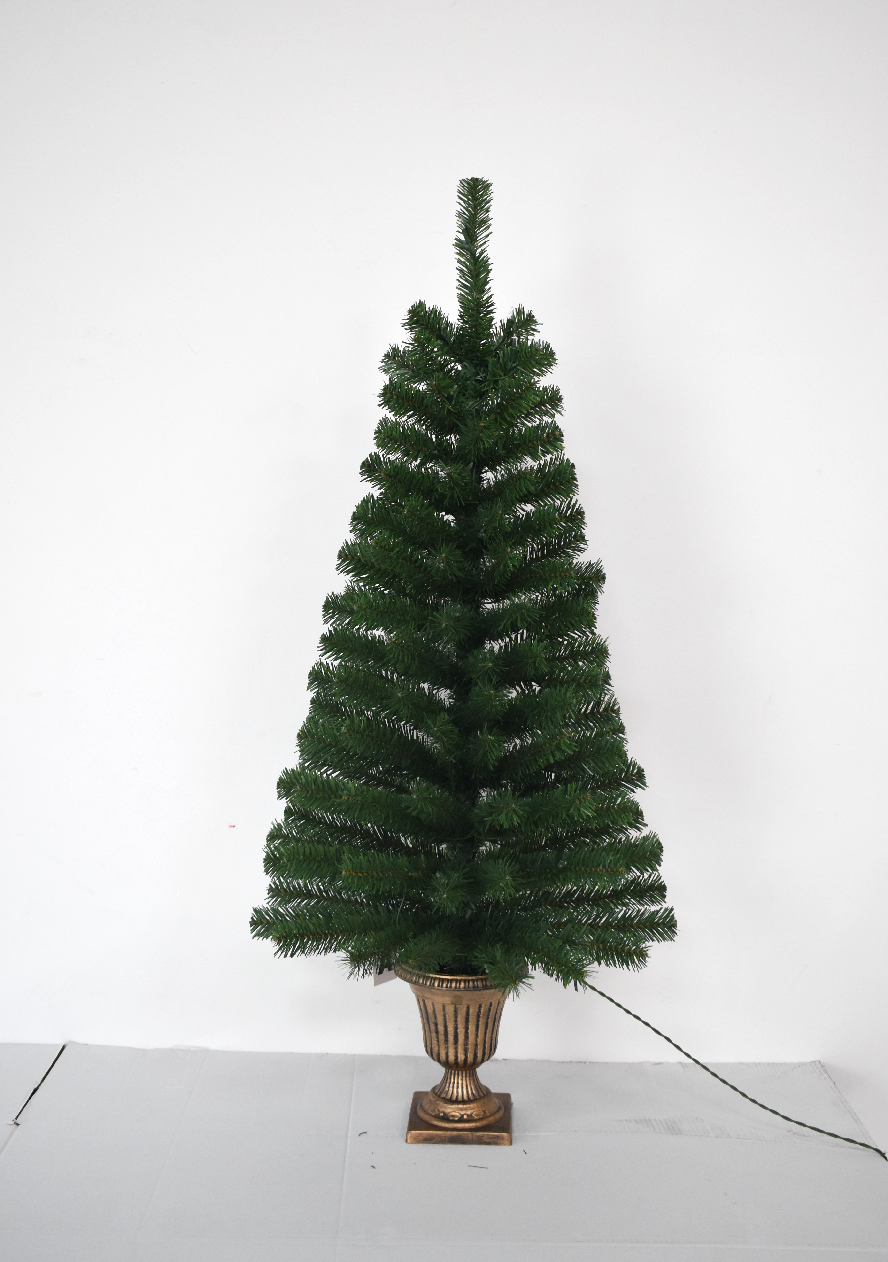 4 ft PVC Mixed  Entrance  Christmas Tree, with LED Light,