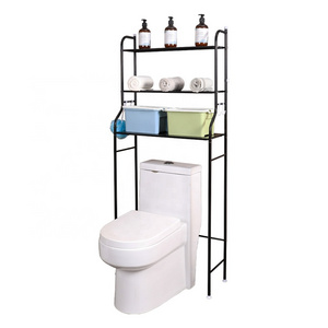 BAOYOUNI Metal 3 Layer Bathroom Shelf Over Toilet Space Saver Above Washer Storage Rack Laundry Organizer Shelving Unit