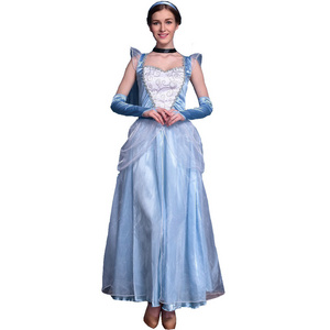 Beautiful Princess Fairy Tale Cosplay Costume Movie Character Fancy Dress