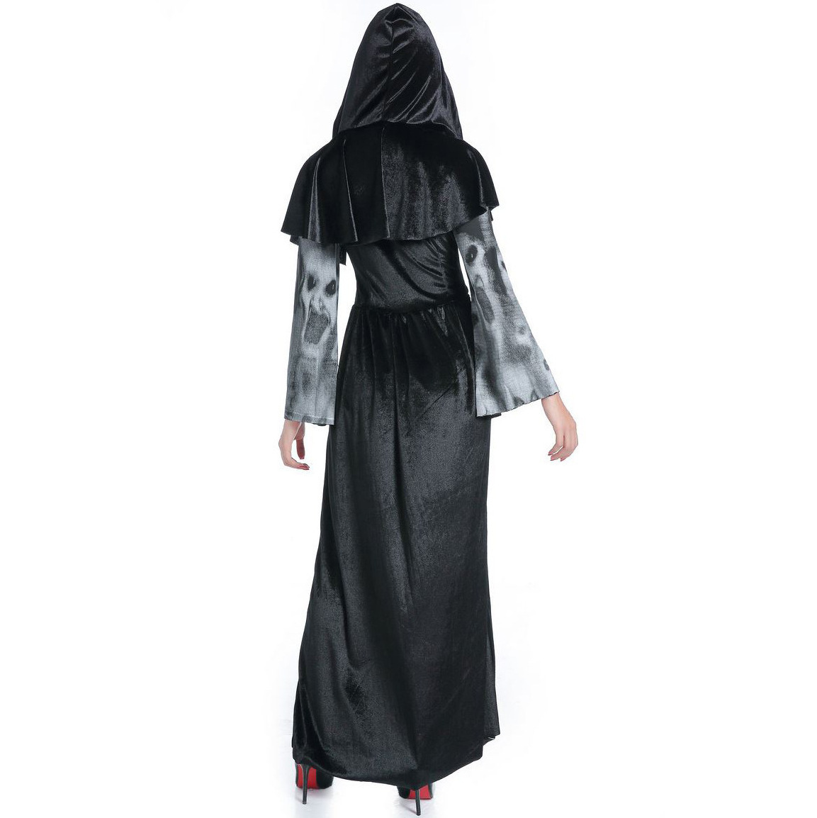 Vampire Witch Cosplay Costume 2022 China Supplier Kids Scary Girls Children Cotton Women Halloween Costume Sets Career Costumes