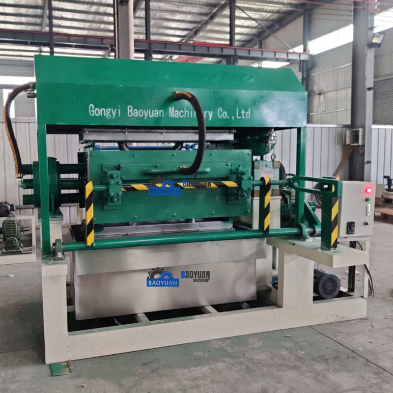 Full Automatic Small Paper Pulp Molding Machine Paper Egg Tray Machine Paper Shoes Tray Making Machine